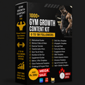 Gym Growth Content Kit - 1000 Posts (0 to 1M+ Followers)