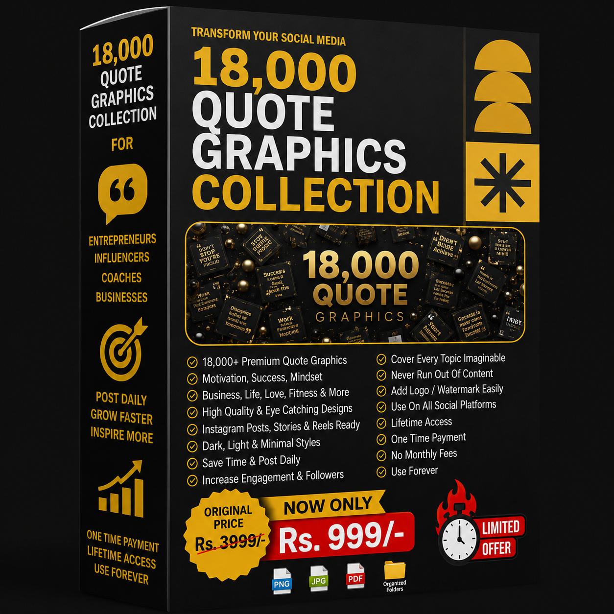 18,000 Quote Graphics — Post Daily Forever
